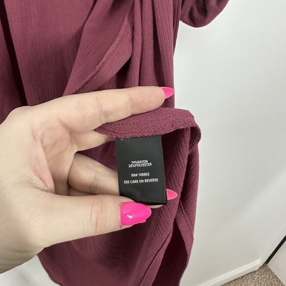 NEW Torrid Womens 0 L Purple Open Front Roll Tab Longline Lightweight Cardigan - Picture 3 of 4